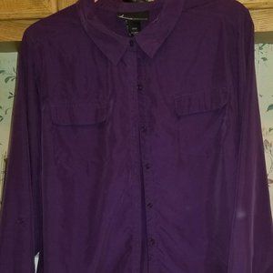 Silky Purple Buttondown